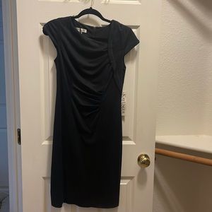 Kay Unger navy blue dress